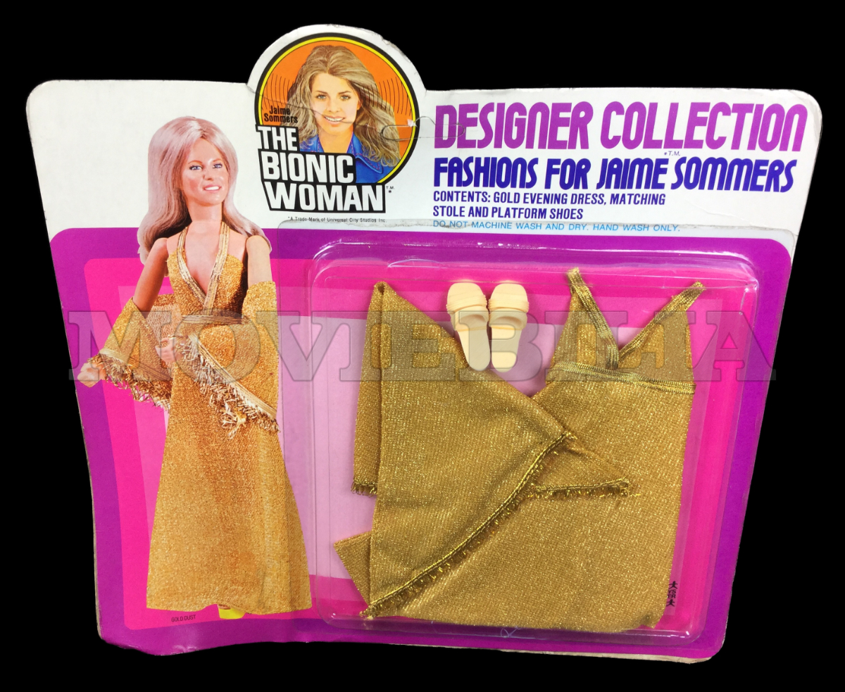 THE BIONIC WOMAN GOLD FASHION OUTFIT (DENYS FISHER)